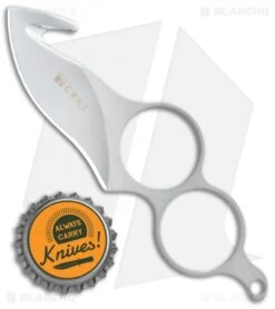 CRKT A.G. Ringer Guthook Fixed Blade Neck Knife (2.375" Satin) 2250 -Crkt Shop CRKT A.G. Ringer Guthook Neck Knife Satin 2250 BHQ 75699 jr bottlecap