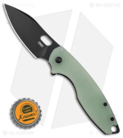 CRKT Limited Release Pilar III Frame Lock Knife Jade G-10 (3" Black D2) -Crkt Shop CRKT Blade HQ Exclusive Pillar III FLK Jade G10 3in Black D2 BHQ 141312 td size