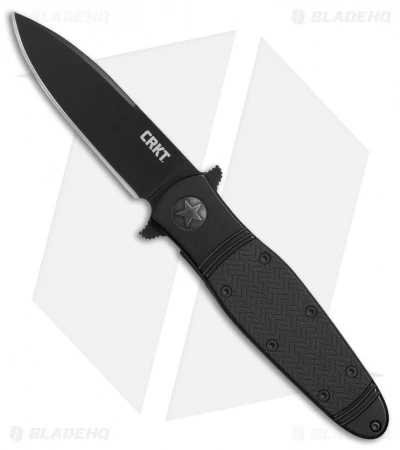 CRKT Bombastic Frame Lock Knife Black GFN (3.3" Black) K345KKSP 1 CRKT Bombastic Frame Lock Knife Black GFN (3.3" Black) K345KKSP
