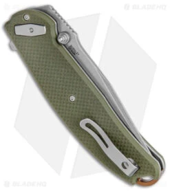 CRKT Burnley Butte Deadbolt Lock Assisted Flipper Knife Green G-10 (3.3" SW) 6 CRKT Burnley Butte Deadbolt Lock Assisted Flipper Knife Green G-10 (3.3" SW) -Crkt Shop CRKT Burnley Butte Deadbolt Lock Assisted Green G 10 SW BHQ 144096 jr side