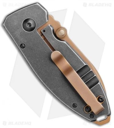 CRKT Burnley Desert Warrior Squid Knife Green Micarta (2.25" Copper D2) 3 CRKT Burnley Desert Warrior Squid Knife Green Micarta (2.25" Copper D2) - Image 3