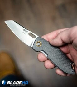 CRKT Burnley Sketch Frame Lock Knife Carbon Fiber (2.75" Satin D2) Exclusive -Crkt Shop CRKT Burnley Sketch Frame Lock Knife Carbon Fiber Satin D2 Exclusive BHQ 105623 kp hand web