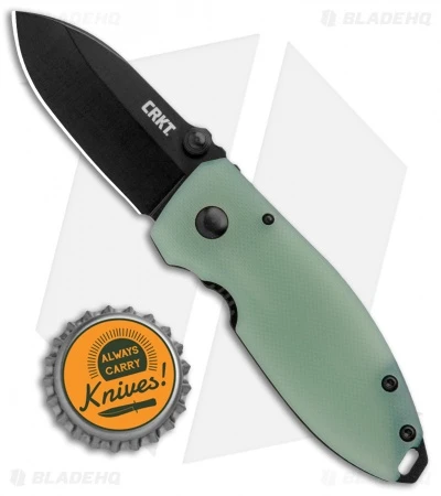 CRKT Burnley Squid Frame Lock Knife Natural G-10 (2.25" Black D2) 4 CRKT Burnley Squid Frame Lock Knife Natural G-10 (2.25" Black D2) - Image 4