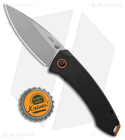 CRKT Burnley Tuna Compact Liner Lock Knife Black G-10 (2.73" Stonewash) 2522 4 CRKT Burnley Tuna Compact Liner Lock Knife Black G-10 (2.73" Stonewash) 2522 - Image 4