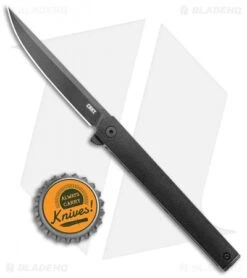 CRKT CEO Flipper Liner Lock Knife Black GRN (3.25" Black) 7 CRKT CEO Flipper Liner Lock Knife Black GRN (3.25" Black) -Crkt Shop CRKT CEO Black Glass Reinforced Nylon LL Black BHQ 138962 jr bottlecap