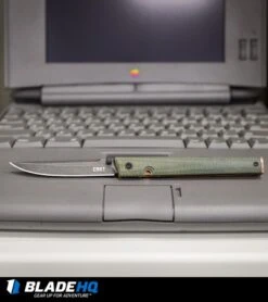 CRKT CEO Liner Lock Knife Green Micarta (3.1" Smokewash D2) BHQ Exclusive 12 CRKT CEO Liner Lock Knife Green Micarta (3.1" Smokewash D2) BHQ Exclusive -Crkt Shop CRKT CEO Liner Lock Knife Green Micarta BHQ Exclusive D2 BHQ 101007 kp mac web