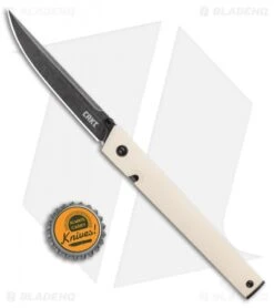 CRKT CEO Liner Lock Knife White Micarta (3.1" Smokewash D2) BHQ Exclusive 9 CRKT CEO Liner Lock Knife White Micarta (3.1" Smokewash D2) BHQ Exclusive -Crkt Shop CRKT CEO Liner Lock Knife White Micarta Smokewash Exclusive BHQ 116341 jr bottlecap