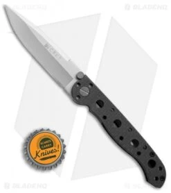 CRKT Carson M16-01F Spear Point Flipper Knife Carbon Fiber (3.1" Satin) 7 CRKT Carson M16-01F Spear Point Flipper Knife Carbon Fiber (3.1" Satin) -Crkt Shop CRKT Carson M16 01F spear point cf satin BHQ 69070 er size