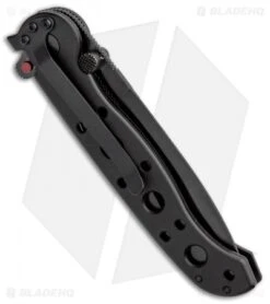 CRKT Carson M16-01K EDC Spear Point Liner Lock Knife (3" Black) -Crkt Shop CRKT Carson M16 01K EDC SP LL Black BHQ 87733 jr side