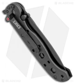 CRKT Carson M16-01KZ Tactical Zytel Folding Spear Point Knife (3" Black) -Crkt Shop CRKT Carson M16 01KZ Tactical Zytel SP Black BHQ 8901 jr side