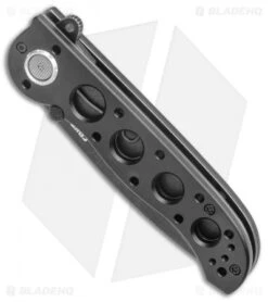 CRKT Carson M16-02DB Tanto Dead Bolt Lock Flipper Knife (3.1" Black SW) -Crkt Shop CRKT Carson M16 02DB Tanto Dead Lock Black Flipper Black SW BHQ 138923 jr spine