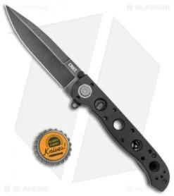 CRKT Carson M16-03DB Spear Point Dead Lock Flipper Knife (3.5" Black SW) -Crkt Shop CRKT Carson M16 03DB SP Dead Lock Black Flipper Black SW BHQ 138924 jr bottlecap