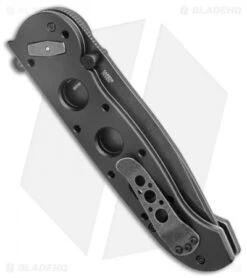CRKT Carson M16-04DB Tanto Dead Bolt Lock Flipper Knife (3.89" Black SW) 6 CRKT Carson M16-04DB Tanto Dead Bolt Lock Flipper Knife (3.89" Black SW) -Crkt Shop CRKT Carson M16 04DB Tanto Dead Lock Black Flipper Black SW BHQ 138943 jr side