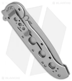 CRKT M16-04SS Stainless Steel Frame Lock Knife Tanto (3.9" Bead Blast) -Crkt Shop CRKT Carson M16 04SS SS Tanto FL Flipper BB BHQ 138967 jr side