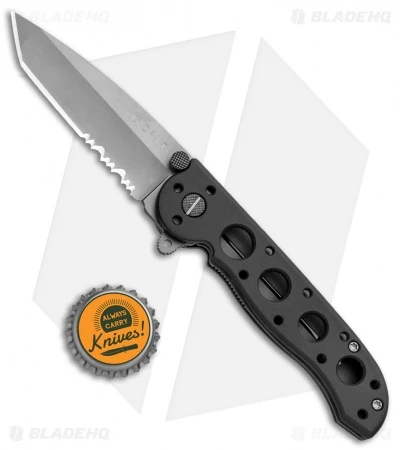 CRKT Carson M16-12 Folding Tanto Flipper Knife BB (3" Bead Blast Serr) 4 CRKT Carson M16-12 Folding Tanto Flipper Knife BB (3" Bead Blast Serr) - Image 4