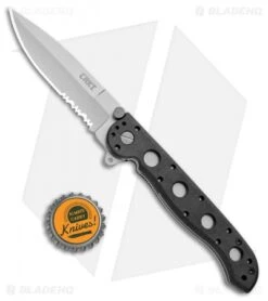 CRKT Carson M16-13Z Zytel Folding Spear Point Knife (3.5" Matte Serr) -Crkt Shop CRKT Carson M16 13Z Zytel SP Matte Serr BHQ 4982 jr bottlecap