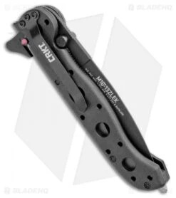 CRKT Carson M16-13ZLEK E.R. Spear Point Flipper Knife Zytel (3.375" Black Serr) 6 CRKT Carson M16-13ZLEK E.R. Spear Point Flipper Knife Zytel (3.375" Black Serr) -Crkt Shop CRKT Carson M16 13ZLEK E.R. SP Zytel Black Serr BHQ 9881 jr side