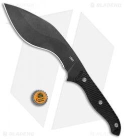 CRKT Clever Girl Kukri Fixed Blade Knife Black G-10 (7.75" Black) -Crkt Shop CRKT Clever Girl Kukri Fixed Blade Black BHQ 138972 jr bottlecap