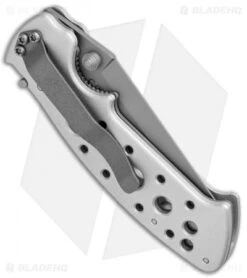 CRKT Crawford Kasper Professional Liner Lock Knife Silver (3" Gray) 7772 6 CRKT Crawford Kasper Professional Liner Lock Knife Silver (3" Gray) 7772 -Crkt Shop CRKT Crawford Kasper Professional LL Silver Gray 7772 BHQ 76580 jr side