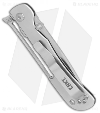 CRKT Crawford Offbeat Lockback Knife Stainless Steel (3.52" Satin) 7730 2 CRKT Crawford Offbeat Lockback Knife Stainless Steel (3.52" Satin) 7730 - Image 2