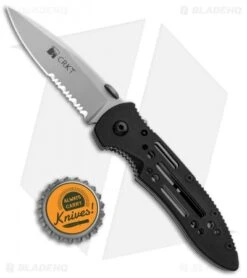 CRKT Crawford Point Guard Liner Lock Knife (3.5" Bead Blast Serr) 6762 7 CRKT Crawford Point Guard Liner Lock Knife (3.5" Bead Blast Serr) 6762 -Crkt Shop CRKT Crawford PG LL BB Serr 6762 BHQ 87727 jr bottlecap