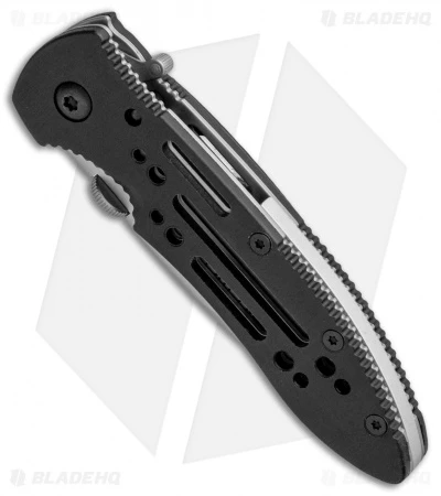 CRKT Crawford Point Guard Liner Lock Knife (3.5" Bead Blast Serr) 6762 2 CRKT Crawford Point Guard Liner Lock Knife (3.5" Bead Blast Serr) 6762 - Image 2