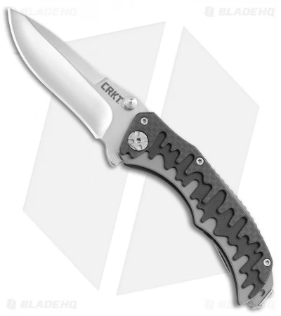 CRKT Drip Tighe Drop Point Outburst Assisted Opening Knife (3.1" Satin) 1190 1 CRKT Drip Tighe Drop Point Outburst Assisted Opening Knife (3.1" Satin) 1190