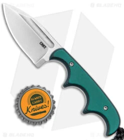 CRKT Folts Minimalist Spear Point Neck Knife Green Resin/Fiber (2.1" Stonewash) 9 CRKT Folts Minimalist Spear Point Neck Knife Green Resin/Fiber (2.1" Stonewash) -Crkt Shop CRKT Folts Minimalist SP Neck Knife Green Resin Fiber SW BHQ 145872 jr bottlecap