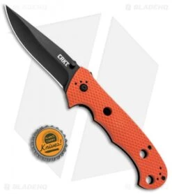 CRKT Hammond Cruiser LAWKS Liner Lock Knife Orange (3.75" Black) 7904ORB -Crkt Shop CRKT Hammond Cruiser Orange Black CR7904ORB BHQ 87148 jr bottlecap 2