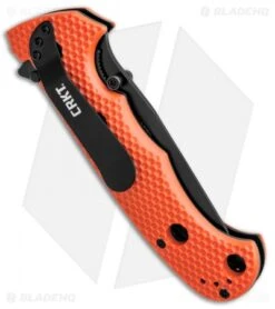 CRKT Hammond Cruiser LAWKS Liner Lock Knife Orange (3.75" Black Serr) 7914ORB 6 CRKT Hammond Cruiser LAWKS Liner Lock Knife Orange (3.75" Black Serr) 7914ORB -Crkt Shop CRKT Hammond Cruiser Orange Black Serr CR7914ORB BHQ 87150 jr side 2