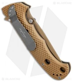 CRKT Hammond Iraqi Freedom Desert Cruiser Knife Tan (3.75" Tan Serr) 7914DI -Crkt Shop CRKT Hammond Iraqi Freedom Desert Cruiser Tan Tan Serr 7914DI BHQ 87014 jr side