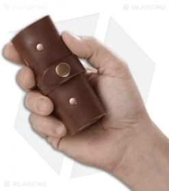 CRKT Wu Hex Bit Driver Tool Roll - Leather/Brass 9911 -Crkt Shop CRKT Hex Bit Driver Tool Roll Leather Brass 9911 BHQ 119373 jr size