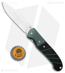 CRKT Ignitor Spring Assisted Knife Black & Green G10 (3.38" Satin) 6850 -Crkt Shop CRKT Ignitor SA Black Green G 10 Satin 6850 BHQ 4374 jr bottlecap