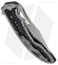 CRKT Ikoma Fossil Frame Lock Knife Black G-10 (3.96" Satin) 5473 6 CRKT Ikoma Fossil Frame Lock Knife Black G-10 (3.96" Satin) 5473 -Crkt Shop CRKT Ikoma Fossil Black G 10 Serr 5473 BHQ 51855 jr side