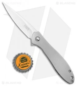 CRKT Ken Onion Large Eros Stainless Steel Frame Lock Knife (2.84" Satin) K456XXP -Crkt Shop CRKT Ken Onion Large Eros SS FL Satin 456XXP BHQ 21375 jr bottlecap