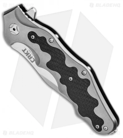 CRKT Ken Onion Motley Flipper Knife Carbon Fiber/Ti (Satin) K210CFXP 2 CRKT Ken Onion Motley Flipper Knife Carbon Fiber/Ti (Satin) K210CFXP - Image 2