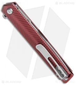 CRKT Ken Onion Stylus Spring Assisted Flipper Knife Maroon (3.1" Satin) K820BXP 6 CRKT Ken Onion Stylus Spring Assisted Flipper Knife Maroon (3.1" Satin) K820BXP -Crkt Shop CRKT Ken Onion Stylus Assisted Flipper Maroon Satin K820BXP BHQ 124716 jr side
