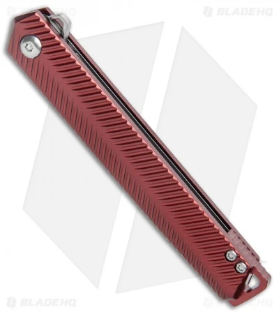 CRKT Ken Onion Stylus Spring Assisted Flipper Knife Maroon (3.1" Satin) K820BXP 2 CRKT Ken Onion Stylus Spring Assisted Flipper Knife Maroon (3.1" Satin) K820BXP - Image 2