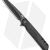 CRKT LCK + Spring Assisted Reverse Tanto Knife Black FRN (3.3" Black) 3802K