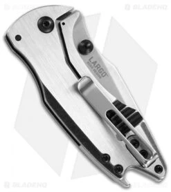 CRKT Ochs Largo Spring Assisted Knife Stainless Steel (2.5" Satin) 5360 -Crkt Shop CRKT Largo jr side 2