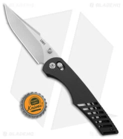 CRKT Lerch Definitive Crossbar Knife G-10 Black (3.7" Stonewash) 3820 -Crkt Shop CRKT Lerch Definitive Crossbar Knife G 10 Black SW BHQ 179671 jr bottlecap