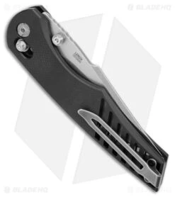 CRKT Lerch Definitive Crossbar Knife G-10 Black (3.7" Stonewash) 3820 -Crkt Shop CRKT Lerch Definitive Crossbar Knife G 10 Black SW BHQ 179671 jr side