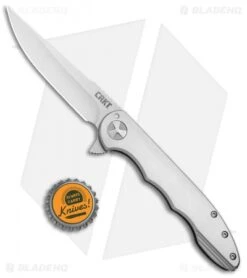 CRKT Lerch Up & At 'Em Flipper Knife Stainless Steel (3.62" Satin) 7076 7 CRKT Lerch Up & At 'Em Flipper Knife Stainless Steel (3.62" Satin) 7076 -Crkt Shop CRKT Lerch Up and At Em SS Satin 7076 BHQ 92318 jr bottlecap