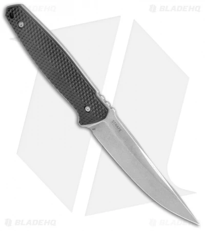 CRKT Lucas Burnley Strafe Fixed Blade Knife Black GFN (4.6" Satin)1210 2 CRKT Lucas Burnley Strafe Fixed Blade Knife Black GFN (4.6" Satin)1210 - Image 2