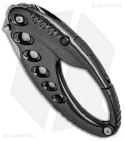 CRKT Lumabiner Liner Lock Knife W/ L.E.D Light (1.6" Bead Blast) -Crkt Shop CRKT Lumabiner LED Light BB 9080 BHQ 68535 jr side