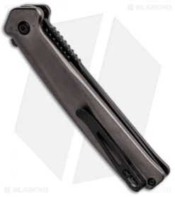 CRKT Onion Helical Liner Lock Knife Black Aluminum (3.52" Black D2) K500GKP 6 CRKT Onion Helical Liner Lock Knife Black Aluminum (3.52" Black D2) K500GKP -Crkt Shop CRKT Onion Helical LL Tanto Aluminum Black K500GKP BHQ 92301 jr side