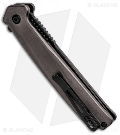 CRKT Onion Helical Liner Lock Knife Black Aluminum (3.52" Black D2) K500GKP 3 CRKT Onion Helical Liner Lock Knife Black Aluminum (3.52" Black D2) K500GKP - Image 3