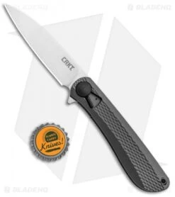 CRKT Onion Slacker Liner Lock Field Strip Knife Aluminum (3.32" Satin) K350KXP -Crkt Shop CRKT Onion Slacker LL Field Strip Aluminum Satin K350KXP BHQ 92299 jr bottlecap