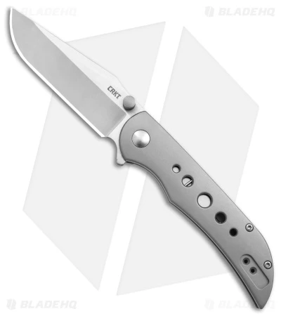 CRKT Oxcart Frame Lock Assisted Knife Stainless Steel (3.05" Satin) 6135 1 CRKT Oxcart Frame Lock Assisted Knife Stainless Steel (3.05" Satin) 6135
