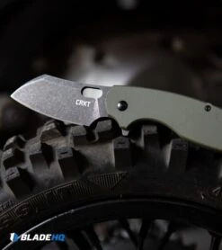 CRKT Pilar Large Frame Lock Knife OD Green G-10 (2.6" Black SW D2) BHQ Exclusive -Crkt Shop CRKT Pilar Large Frame Lock Knife OD Green G 10 Black SW D2 BHQ Exclusive BHQ 117055 kp mx web